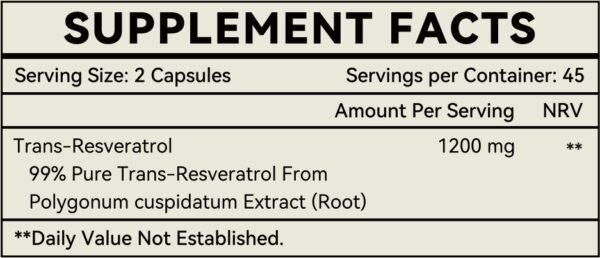 Resveratrol Capsules - 图片 2