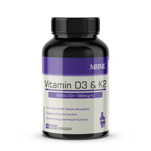 Vitamin D3 & K2 Softgels